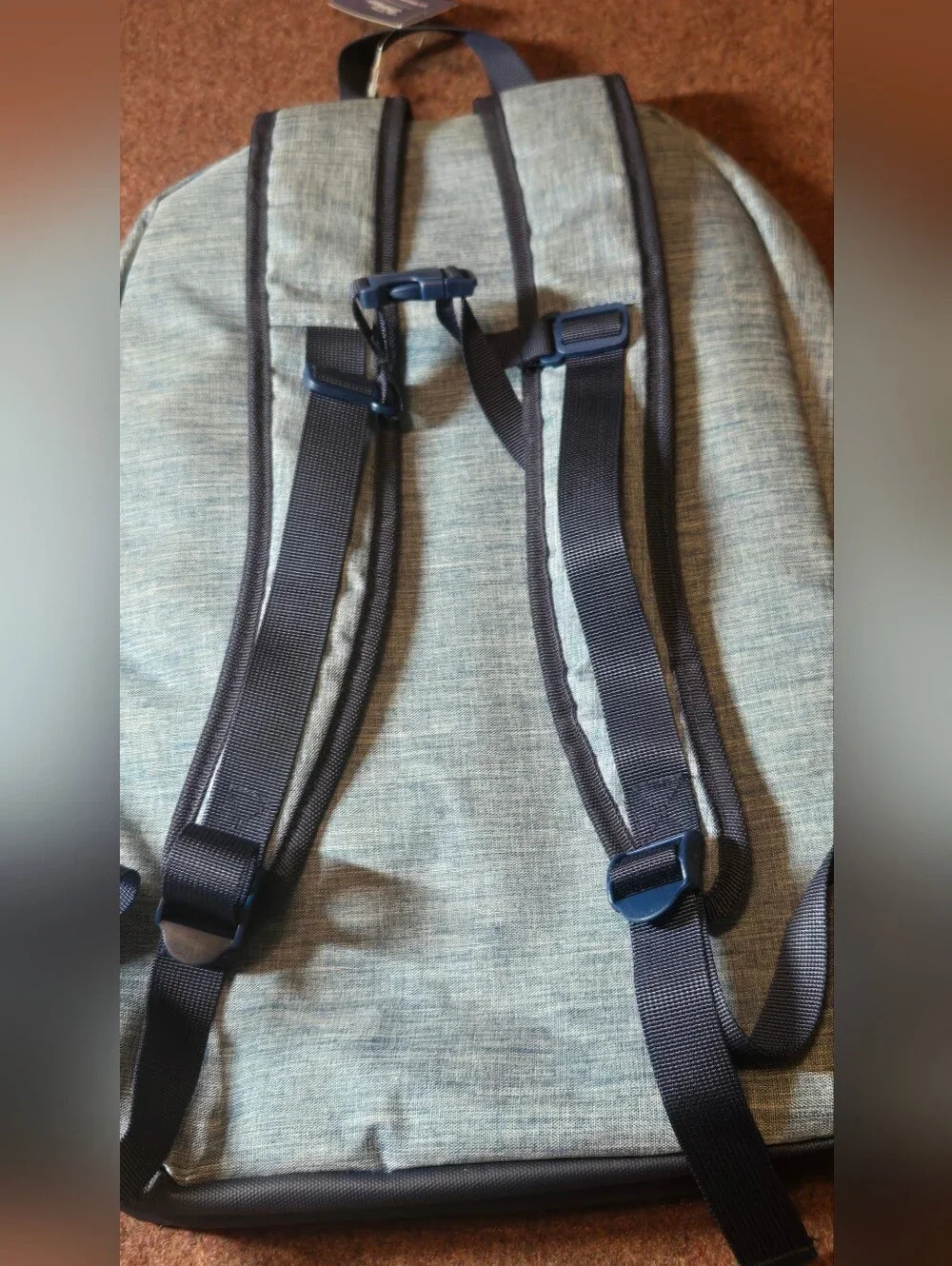 New! Belle Russo Insulated Backpack 18.75in Lught Blue Bottle Opener